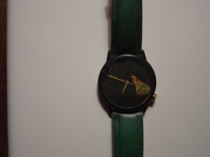 green guess watch