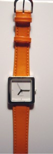 pleather-orange-watch-band