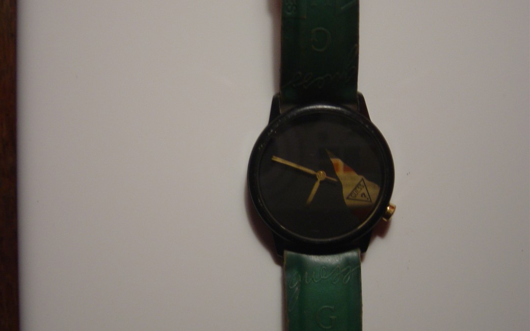 Green Guess Watch