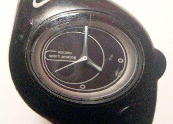 Black Nike Analog Sports Watch