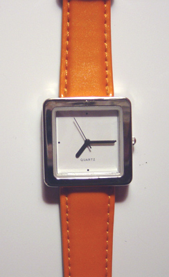 Orange Quartz Watch