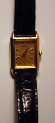 Seiko Women’s Black Snake Skin Watch