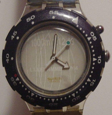 Transparent Swatch Watch