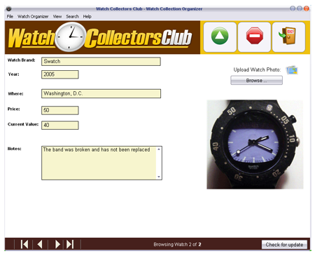 Free Watch Collection Software